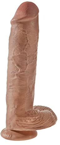 King Cock 11 Cock with Balls Tan 28 cm