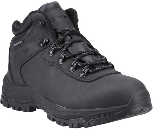 Hi-Tec Men's Eurotrek Lite Wp High Rise Hiking Boots, Black Black 21, 15 UK