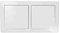 Interruptor doble con base schuko color blanco 10AX,16A,250V. (2 INTERRUPTOR)