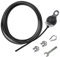 LFJ Cable de Acero para Fitness, Cuerda Gimnasio Alambre Resistente Poleas para Cables Máquina Accesorios Gym en Casa Equipo de Levantamiento de Pesas (3m ajustable)
