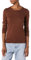 Amazon Essentials Women's Long-Sleeve Lightweight Crewneck Jumper (Available in Plus Size), Brown, S