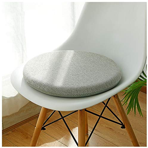 GYL-JL Stuhlkissen Sitzkissen Rund Aus Filz Ø 33cm/40cm - Memory Foam Sitzkissen Waschbare Sitzpolster Für Schalenstuhl - Komfortable Sitzauflage Für Bank I Stuhl (Color : Color 2, Size : 33cm)