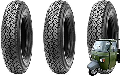 3 REIFEN 4.50-10C DEESTONE Autoreifen REIFEN 76L 8 TELE M+S FÜR APE PIAGGIO MP501 - MP601 | E4