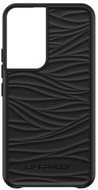 LifeProof Wake Hülle für Samsung Galaxy S22, stoßfest, Sturzschutz bis 2 Meter, schlanke schützende Hülle, Nachhaltig hergestellt aus recyceltem Ozeanplastik, Schwarz