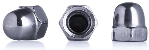 YoiYee M8 Dome Cap Nut, 304 Stainless Steel(A2-70), Pack of 20