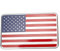 TOSSPER 3D Auto Amerikanische Flagge Seiten Aufkleber Fahrzeugabzeichen Emblem Aufkleber Aufkleber Usa Flagge Auto Aufkleber, 8*5cm
