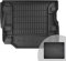 FROGUM ProLine 3D Gummimatte Exklusive Auto Kofferraummatte Kofferraumwanne für Jeep Wrangler IV Unlimited ab 2017 | Bequemer Organiser | Die höchsten Kanten