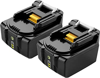 FengWings® 2 x 5.0Ah BL1450 BL1450B 14.4V Battery Compatible with Makita BL1430 BL1440 BL1440B BL1450 BL1415 194066-1 194065-3 194558-0