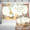 Vintage Pooh Bär Babyparty Dekorationen Klassischer Winnie neutraler Hintergrund mit grünem Ballon Neugeborene Geburtstagstorte Tisch Hintergrund 1,5 x 0,9 m 94
