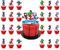 Tortendeko, Tortendeko Geburtstag Kinder, Muffin Deko, Geburtstag Kuchen Topper, Cupcake Topper, Kuchendeko, Kinder Party Kuchen Dekoration