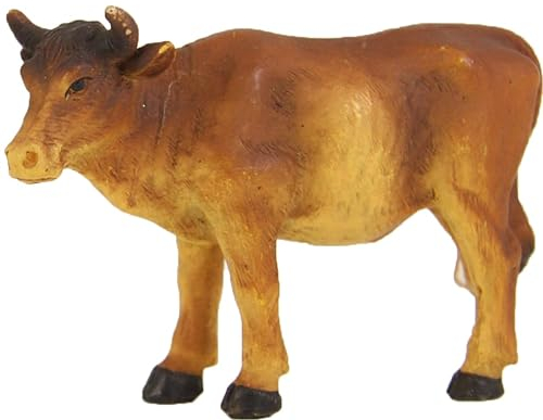 FADEDA Ochse/Höhe:7 cm/handbemalt/detailgetreue Krippen Figuren - Weihnachten Tisch Dekoration Krippe Zubehör
