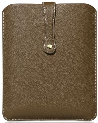 Rmawrad Laptop-Hülle aus echtem Leder, kompatibel mit iPad Pro 11 Zoll, iPad Air 11 Zoll M2 2024, Air5/4 2022/2020, kompatibel mit iPad 10, für Magic Keyboard, Galaxy Tab S9/S9 FE Tasche