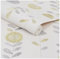 Fresco Grey & Yellow Flower Sketch Smooth Vinyl Coated Wallpaper 50-673