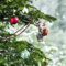 Personalisierte Weihnachtskugel Verkauf 2024 Weihnachten Niedliches Schaf als Deko Familie Weihnachten für Weihnachtsdeko, Hochzeit, Geburtstagsfeier