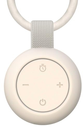 Portable Baby Sound Machine [White Noise for Babies Kids Adults][Timer Function][12 Soothing Sounds][Sleep Soother] 15 Hours Battery Life, Travel,Registry,Gifts,Shower,Clips on Baby Stroller