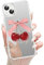 Xylota Handyhülle für iPhone 14/iPhone 13 6,1 Zoll Hülle, Mirror Spiegel Makeup Schutzhülle, Aesthetic Süßes Design TPU und Hartes PC Stoßfeste Frauen Mädchen Kratzfest Case für iPhone 13, Kirsche