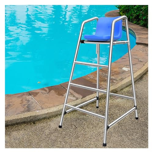 TYHAYJYK Sillas Salvavidas para Piscina, Capacidad de Carga: 300 kg, Altura: 120/150/180 cm, Acero Inoxidable 304, para Piscina, Porche, Lago, Equipo de Salvavidas de Lujo de pie (C)