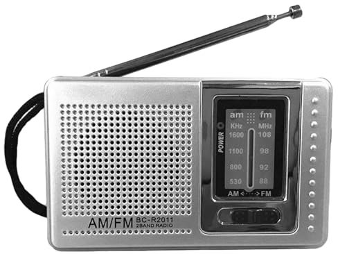 Radio Portátil De Bolsillo, Mini Radio De Bolsillo con Pilas Am/FM, Radios De Transistores Am FM con Conector para Auriculares con Altavoz, Regalos Ideales para Padres, Ancianos Y Parientes