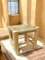 Générique Tabouret Beldi Marocain – Artisanat Authentique en Bois d’Eucalyptus et Corde Tressée – 30x30 cm - Souvenir d'enfance