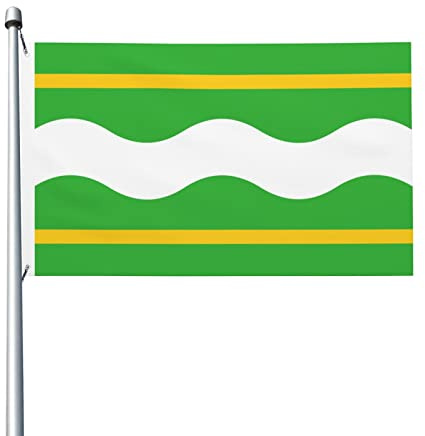 Yard Flaggen Soest Garten Fahnen Lebendige Farbe Feiertage Flags Uv-Beständig Hanging Flag Für Veranda Fête Carnaval 90X150 Cm