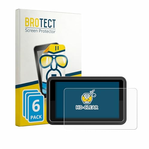 BROTECT 6 Stück Schutzfolie für Atomos Ninja TX GO 5 Displayschutz Folie Made in Germany, Ultra-Klar