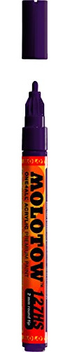 MOLOTOW ONE4ALL Acrylfarben-Marker, 2 mm, Violett, je 1 Stück (127.239)