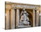 Premium Textil-Leinwand 75 cm x 50 cm quer Statue Königin Victoria vor der Bibliothek