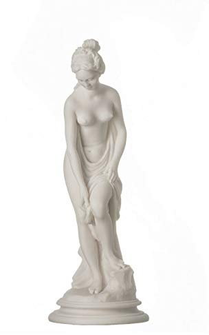 BeautifulGreekStatues Helen von Troy Sparta Nackte nackte weibliche Figur Alabaster Statue Skulptur 23cm