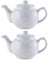 Price & Kensington Traditional Ceramic Tea Serving Teapot 2 Cup White (Pack of 2)