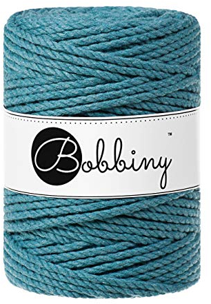 Bobbiny Makramee-Schnur, XXL, 5 mm, 3-lagig, 100 m