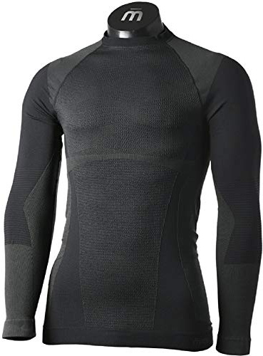MICO Shirt/Skintech Warmskin/Langarm in 01850 (Schwarz, III)