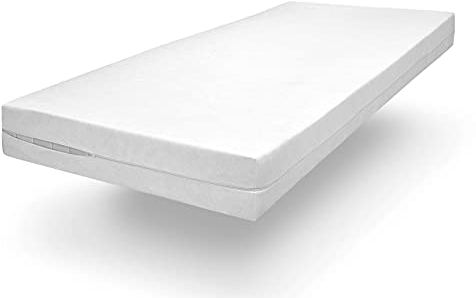 sleepling Comfort 100 Evolon Encasing, coprimaterasso per persone allergiche e antiacaro, materassi fino a 20 cm, lavabile a 95 gradi, prodotto in Germania, 180 x 200 cm, bianco