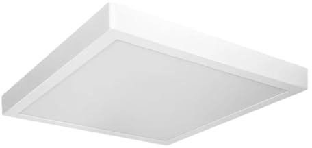 LEDVANCE LED SPOT SURFACE SMART+ 40x40cm, Deckeneinbauspot für den Innenbereich, dimmbar, 22W, Farbtemperatur 3000-6500K, 1800 Lumen, flaches modernes Design, inkl. Leuchtmittel, eckig, weiß