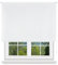 MERCURY TEXTIL- Estor Enrollable Opaco, Blackout, Fácil de Instalar, Protección de Pantalla para Ventanas, Cierra el Paso de la luz (Blanco, 150x180cm)