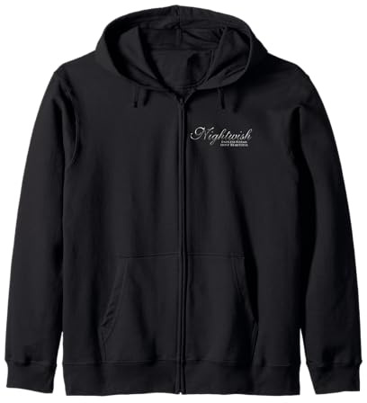 Nightwish Endless Forms Most Beautiful Album-Cover auf der Rückseite Unisex Erwachsene Schwarz Kapuzenjacke S