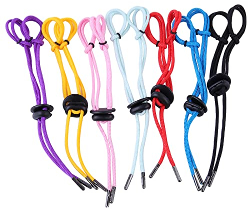 BICASTER Bogenschießen Fingerschlinge verstellbar handgefertigt für Recurve Bogen Zubehör (rot)