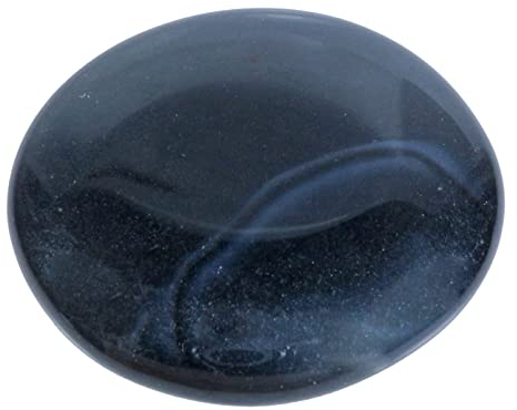 Onyx Scheibenstein | Handschmeichler Taschenstein | Hochwertiger Edelstein Lebensquelle Plus