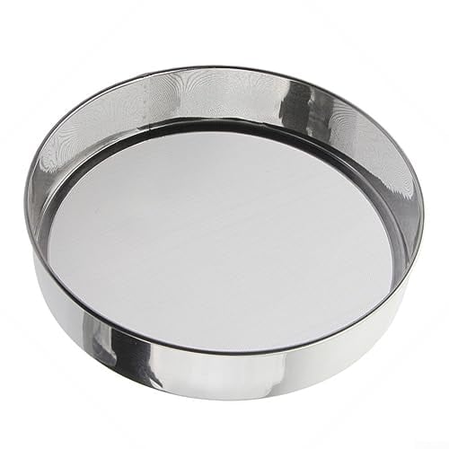 YUANGANG Stainless Steel Flour Sifter For Flour, Baking Powder, Salt,Sprinkling Cocoa,Powdered Sugar On Cakes 18CM