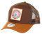 New Era New York Best Choice Patch Brown A-Frame Adjustable Trucker Cap - One-Size