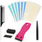 MHDUYEG 216 Stück Doppelseitiges Tape Extensions Kleber und Single Extensions Tape, mit Pinzette Schaber und Comb Ersatztapes Klebestreifen Ersatz Tapes Für Tape In Hair Extensions Echthaar