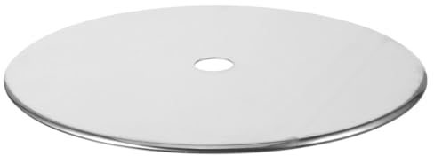 Housoutil Anillo Especial De Acero Inoxidable y Tapa Redonda Engrosada para Cocina De Inducción. Anillo para Cocina De Inducción Adaptador De Placa De Inducción Fundas Calentador Espesar