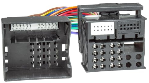 tomzz Audio 7000-042 Radio Adapter Kabel Quadlock Verlängerung Strom + Lautsprecher 30 cm Quadlock Stecker auf Buchse Kupplung