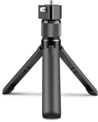 PULUZ Insta 360 Bullet Time Handle for Insta360 X3 X4 ONE X2,Mini Tripod Stand for Camera, Go Pro Hero 9 Tripod with Dual 1/4 Screws for Gopro Hero 12 11 10 8 7 6 5