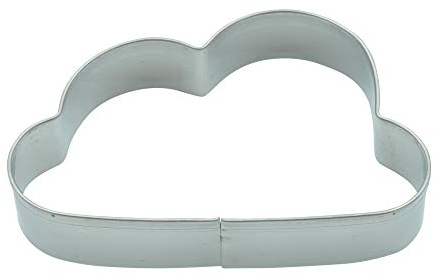 BekkiB - Ausstecher Wolke - ca. 7,3 x 4,5 cm - Spülmaschinengeeignete Wolken-Ausstechform aus Edelstahl - Zum Backen von Plätzchen - 8013
