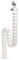 LogiLink KAB0093 - Kabelkanal, flexibel, Klemmversion, 1347x129 mm, weiß