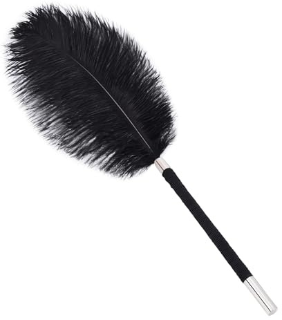 Feather Tickler Fetish Feather Teaser 14.87 inch Long Teasing Rod Skin Stimulator Cosplay Flirting SM Sex Toys Romi