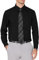 J.VER Chemise à manches longues infroissable pour homme - Coupe droite - Couleur unie - Pour affaires, loisirs - Classique - Mariage - Avec poche, Noir , 3XL
