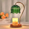 Funistree Dimmable Candle Warmer Lamp with Timer, Birthday Gifts for Women Mum Sister, Anniversay Presents for Her, Green Vintage Lamp Candle Warmer for Jar Candle