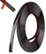 5m Wall Edging Strip 10mm Black Self Adhesive Peel and Stick Trim for Ceiling Walls Edges Mirror Furniture Borders Window Frames Backsplash Tiles Sticker Decor Tape Metal-Like Decoration