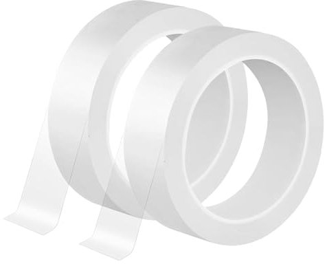 AUTUUCKEE 2 Rolls Window Sealing Tape, 3cm x 10m Transparent Window Insulation Tape, No Residues Clear Window Weather Sealing Tape, Clear Draft Excluder for Windows Shower Glass Gaps and Doors